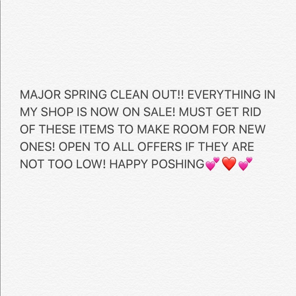 SPRING CLOSET SALE!